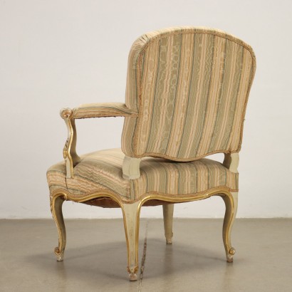 antigüedades, sillón, sillones antiguos, sillón antiguo, sillón italiano antiguo, sillón antiguo, sillón neoclásico, sillón siglo XIX, sillón ecléctico