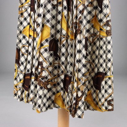 Costume Vintage A. Ferretti Coton Taille 44 Italie Années 1980-1990