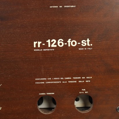 Briovega RR126 Radiophonograph Wood Italy 1970s