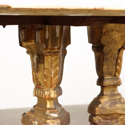 Coffee Table Gilded Wood Italy XX Century