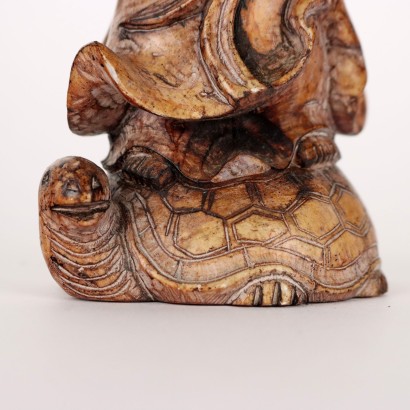 Pair of Small Sculptures Sopastone China XX Century