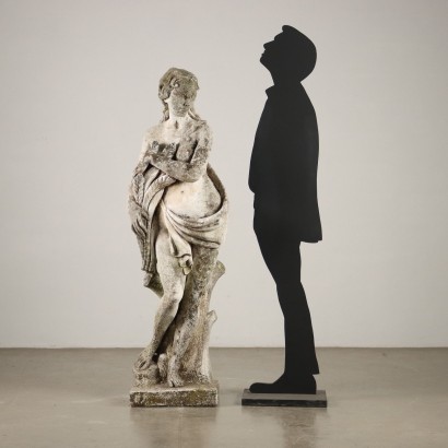 Sculpture Allegorie de l\'Été Grès Italie XXe Siècle