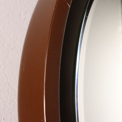 Wall Mirror Lacquered Wood Italy 1970s