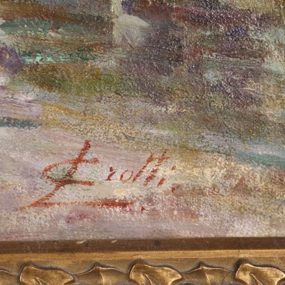 Dipinto di Lucia Crotti ,Paesaggio con pecore e pastori,Lucia Crotti,Lucia Crotti,Lucia Crotti,Lucia Crotti