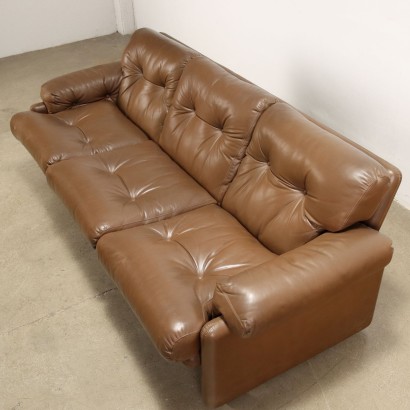 \'Coronado\' Sofa T. Scarpa for B&B Leather Italy 1970s