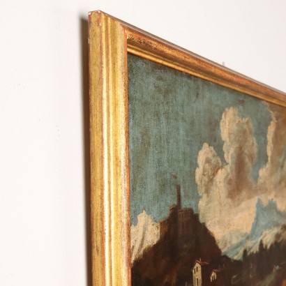 Paar Gemälde Öl auf Leinwand Nordeuropa XVII-XVIII Jhd