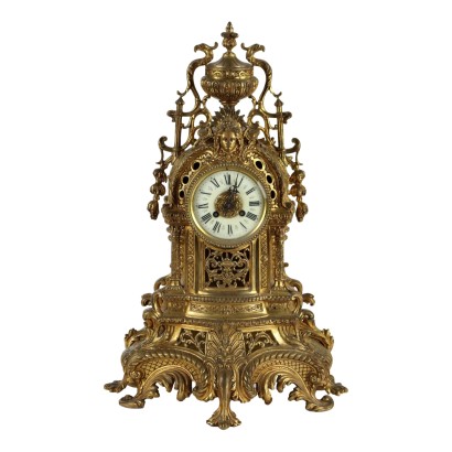 Horloge de Table Éclectique Bronze Doré Europe XIXe Siècle