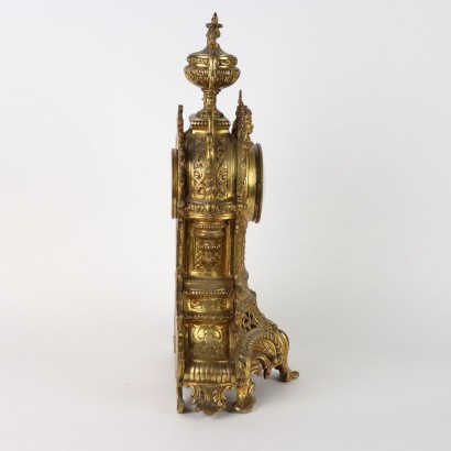 Table Clock Eclecticism Gilded Bronze Europe XIX Century