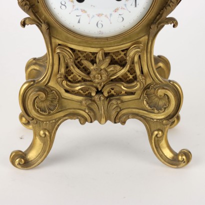 Countertop Clock Palais Royal Gilded Bronze France XIX Century