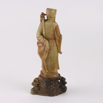 Zhang Guo Figura in Pietra Saponaria