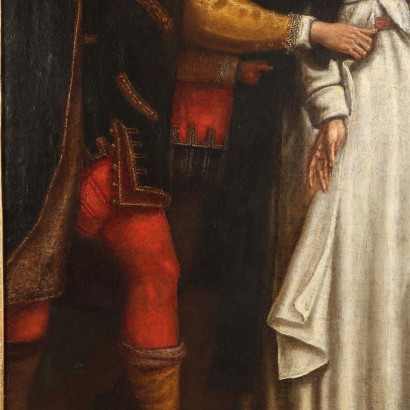 Thomas von Aquino Öl auf Leinwand Italien XVII Jhd