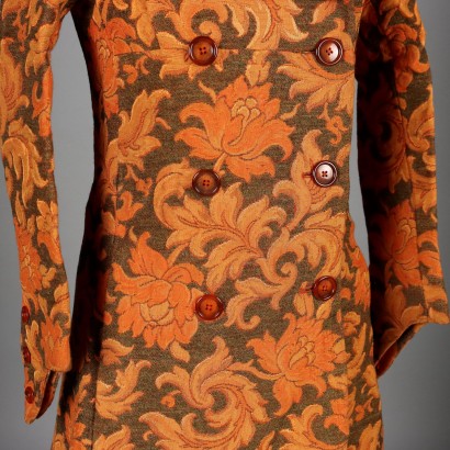 Vintage Mantel Baumwolle Gr. 38/40 England 1970er-1980er