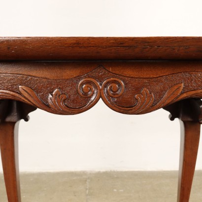 Table Basse Style Chippendale Noyer Europe du Nord XIXe Siècle