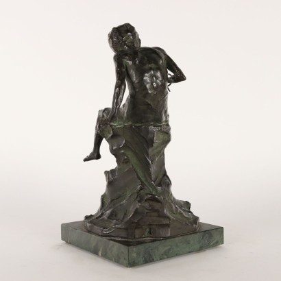 A. Bezzola Sculpture en Bronze Italie XIXe-XXe Siècle