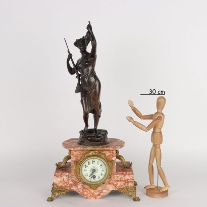Countertop Clock Marble France XIX-XX Century