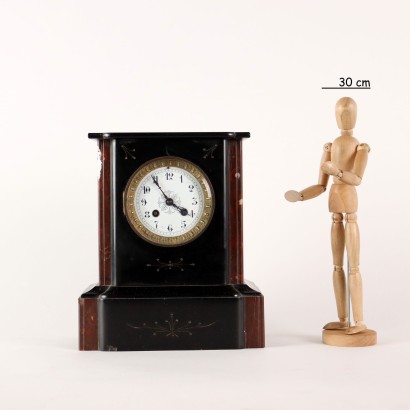 antigüedades, reloj, reloj antigüedades, reloj antiguo, reloj antiguo italiano, reloj antiguo, reloj neoclásico, reloj del siglo XIX, reloj de péndulo, reloj de pared, reloj de encimera de mármol