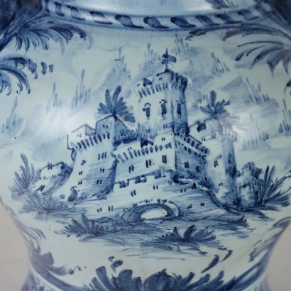 Vase by L. Grosso Ceramic Italy XX Century