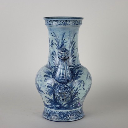 Vase von L. Grosso Albisola Keramik Italien XX Jhd