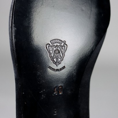 Vintage Gucci Schuhe Gr. 40 Satin Italien