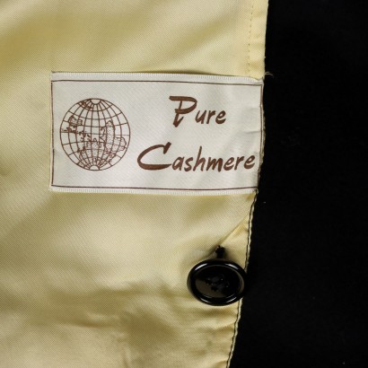 Vintage Men\'s Coat Cashmere Size 16 Italy