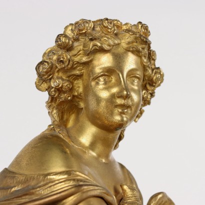 Stützuhr Vergoldete Bronze Frankreich XIX Jhd