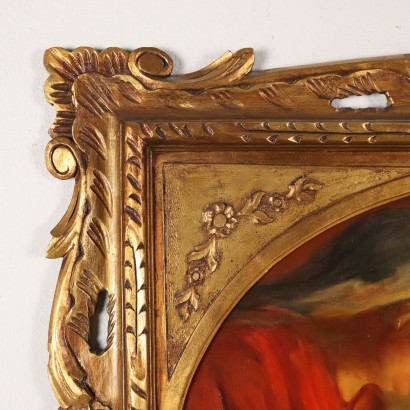 arte, arte italiano, pintura italiana del siglo XIX, Pintura de Giuseppe Ghiringhelli con Mat, Maternidad Madonna con Niño, Giuseppe Ghiringhelli