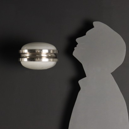 Pair of Lamps Artemide Sigma Aluminium Italy 1960s