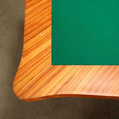 Folding Game Table Wood Italy XX Century