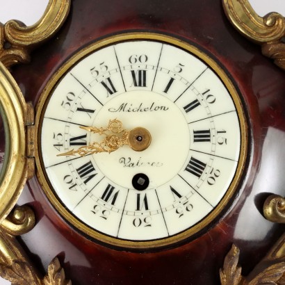 antiquariato, orologio, antiquariato orologio, orologio antico, orologio antico italiano, orologio di antiquariato, orologio neoclassico, orologio del 800, orologio a pendolo, orologio da parete,Orologio da Parete Michelon Valence