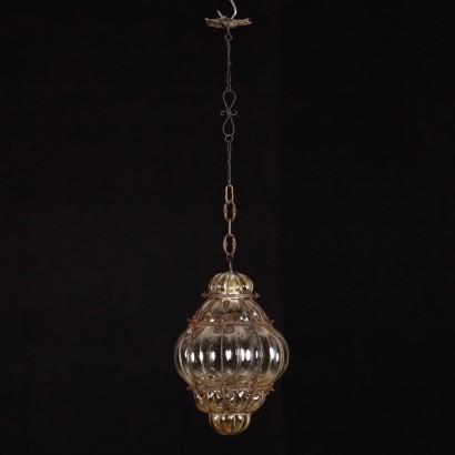Lámpara de araña de cristal de Murano