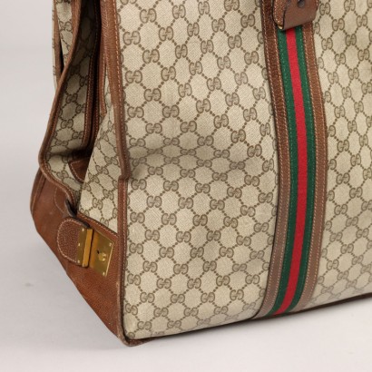 Sac à Vêtements Gucci Cuir Italie Années 1950-1960