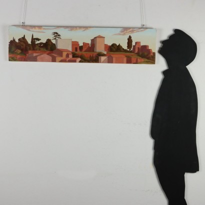 Kunst, Italienische Kunst, Italienische Zeitgenössische Kunst, Zeitgenössische Kunst,Gemälde von Paolo Fiorentino,Vor dem Sonnenuntergang,Paolo Fiorentino