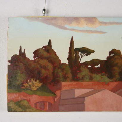 art, art italien, art contemporain italien, art contemporain, peinture de Paolo Fiorentino, avant le coucher du soleil, Paolo Fiorentino
