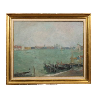 E. Pastorio Oil on Canvas Italy XX Century