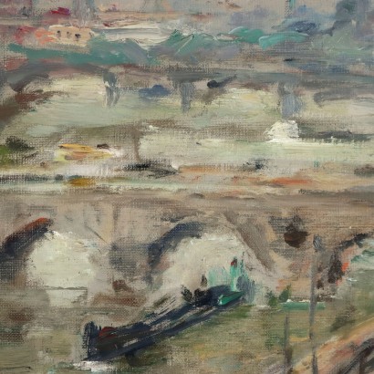E. Pastorio Oil on Canvas Italy 1968
