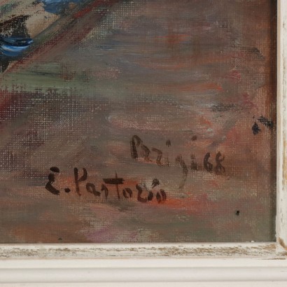 arte, arte italiano, pintura italiana del siglo XX, Mirada parisina Pintura de Ezio Pastori, Ezio Pastorio