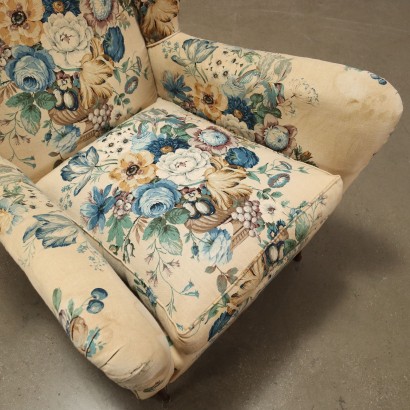 arte moderno, diseño de arte moderno, sillón, sillón de arte moderno, sillón de arte moderno, sillón italiano, sillón vintage, sillón de los años 60, sillón de diseño de los años 60, sillón Bergère de los años 50