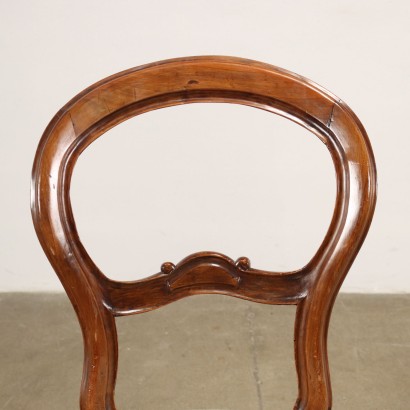 antiques, chair, antique chairs, antique chair, antique Italian chair, antique chair, neoclassical chair, 19th century chair,Tris of Luigi Filippo chairs