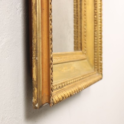 Mirror Gilded Wood Italy XIX Century