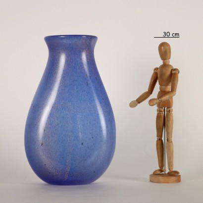 Vase aus Glas von Murano Italien der 1990er Jahre