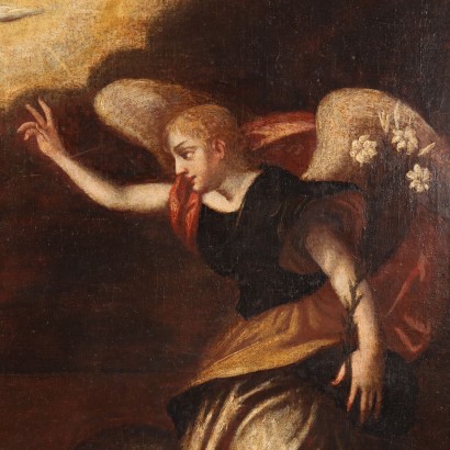 arte, arte italiano, pintura italiana antigua, Pintura con Anunciación