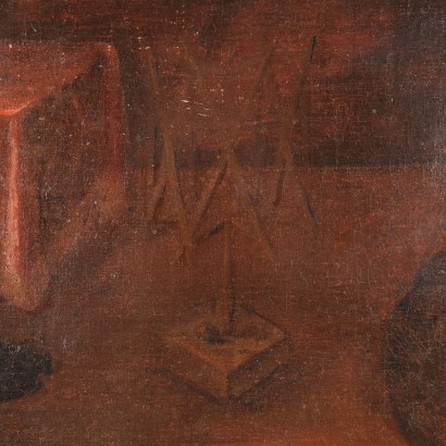 Bemalt mit Verkündigung Öl auf Leinwand XVII-XVIII Jhd