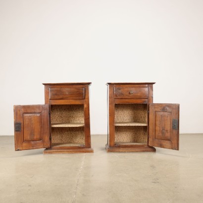 Pair of Cabinets Fruit Wood Italy XIX Century