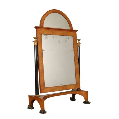 Miroir pour Commode Ancien Empire Érable Italie XIXe Siècle